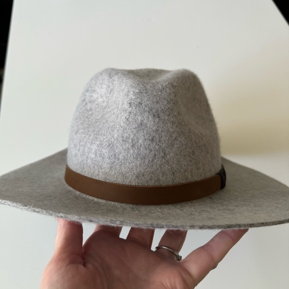Pistil Soho Wide Brim Wool Fedora Hat with leather band main image 6